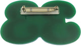 Alpha Kappa Alpha Acrylic Line #33 Mirror Pin [Green/Pink]