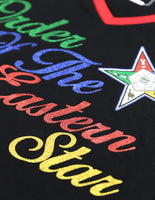 Big Boy Eastern Star Divine S2 V-Neck Ladies Tee [Black]