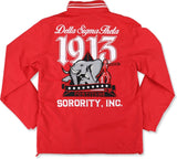 Big Boy Delta Sigma Theta Divine 9 S8 Ladies Windbreaker Jacket [Red]