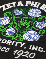 Big Boy Zeta Phi Beta Divine 9 S8 Ladies Windbreaker Jacket [Black]