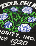 Big Boy Zeta Phi Beta Divine 9 S8 Ladies Windbreaker Jacket [Black]