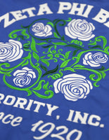 Big Boy Zeta Phi Beta Divine 9 S8 Ladies Windbreaker Jacket [Royal Blue]