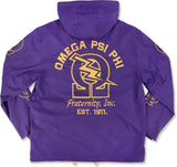 Big Boy Omega Psi Phi Divine 9 S8 Mens Windbreaker Jacket [Purple]