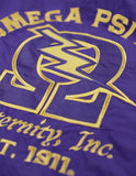 Big Boy Omega Psi Phi Divine 9 S8 Mens Windbreaker Jacket [Purple]