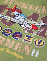 Big Boy Tuskegee Airmen S7 Mens Windbreaker Jacket [Green]