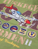 Big Boy Tuskegee Airmen S7 Mens Windbreaker Jacket [Green]