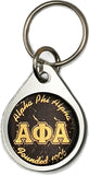 Alpha Phi Alpha Domed Key Chain [Silver]