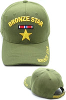 Bronze Star Medal Shadow Mens Cap [Olive Green]