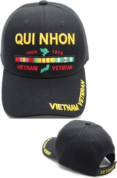 Qui Nhon Vietnam Veteran Mens Cap [Black]