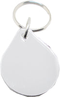 Phi Beta Sigma Domed Key Chain [Silver]