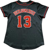 Legacy Tradition Delta Sigma Theta S1 Baseball Jersey [Black]