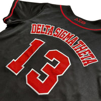 Legacy Tradition Delta Sigma Theta S1 Baseball Jersey [Black]