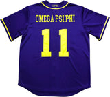 Legacy Tradition Omega Psi Phi S1 Baseball Jersey [Purple]