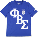 Big Boy Phi Beta Sigma Divine 9 S16 Graphic Mens Tee [Royal Blue]