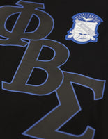Big Boy Phi Beta Sigma Divine 9 S16 Graphic Mens Tee [Black]