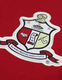 Big Boy Kappa Alpha Psi Divine 9 S16 Graphic Mens Tee [Crimson Red]