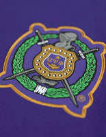Big Boy Omega Psi Phi Divine 9 S16 Graphic Mens Tee [Purple]