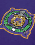 Big Boy Omega Psi Phi Divine 9 S16 Graphic Mens Tee [Purple]