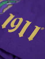 Big Boy Omega Psi Phi Divine 9 S16 Graphic Mens Tee [Purple]