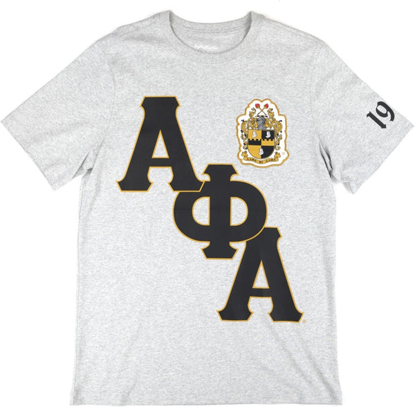 Big Boy Alpha Phi Alpha Divine 9 S16 Graphic Mens Tee [Grey]