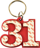 Delta Sigma Theta Line #31 Key Chain [Red]