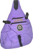 Buffalo Dallas Omega Psi Phi Sling Bag [Purple]