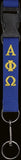Alpha Phi Omega Break Away Woven Lanyard [Blue]