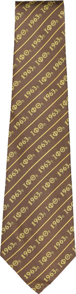 Big Boy Iota Phi Theta Divine 9 S3 Neck Tie [Brown]