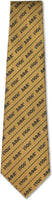 Big Boy Alpha Phi Alpha Divine 9 S3 Neck Tie [Gold]