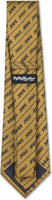 Big Boy Alpha Phi Alpha Divine 9 S3 Neck Tie [Gold]
