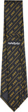 Big Boy Alpha Phi Alpha Divine 9 S3 Neck Tie [Black]