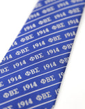 Big Boy Phi Beta Sigma Divine 9 S3 Neck Tie [Royal Blue]
