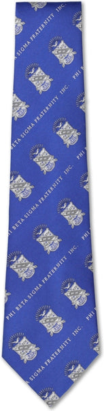 Big Boy Phi Beta Sigma Divine 9 S2 Neck Tie [Royal Blue]