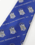 Big Boy Phi Beta Sigma Divine 9 S2 Neck Tie [Royal Blue]