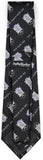 Big Boy Phi Beta Sigma Divine 9 S2 Neck Tie [Black]