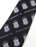 Big Boy Phi Beta Sigma Divine 9 S2 Neck Tie [Black]