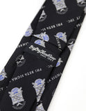 Big Boy Phi Beta Sigma Divine 9 S2 Neck Tie [Black]