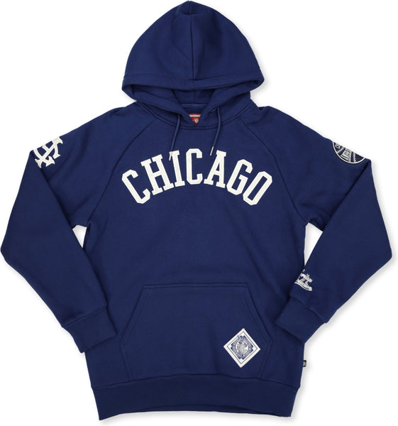 Big Boy Chicago American Giants Heritage Mens Hoodie [Navy Blue]