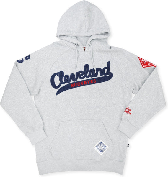 Big Boy Cleveland Buckeyes Heritage Mens Hoodie [Grey]