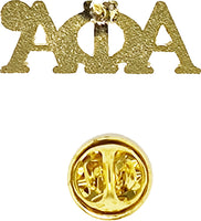 Alpha Phi Alpha Classic 3-Letter Lapel Pin [Gold]
