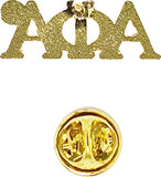 Alpha Phi Alpha Classic 3-Letter Lapel Pin [Gold]