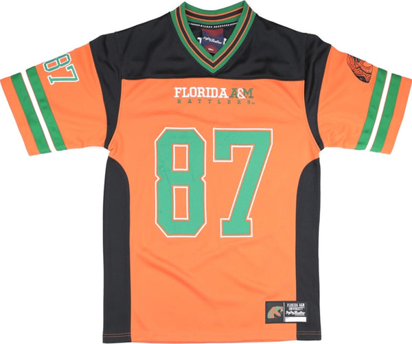 Big Boy Florida A&M Rattlers S14 Mens Football Jersey [Orange]