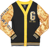 Big Boy Grambling State Tigers S9 Womens Cardigan [Black]