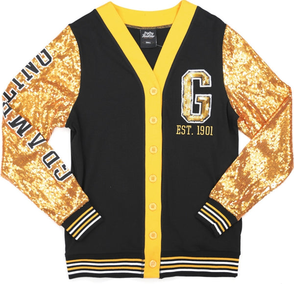 Big Boy Grambling State Tigers S9 Womens Cardigan [Black]