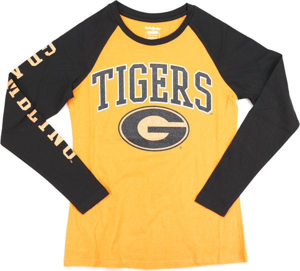 Big Boy Grambling State Tigers S4 Womens Long Sleeve Tee [Black]