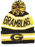 Big Boy Grambling State Tigers S254 Beanie With Ball [Black]