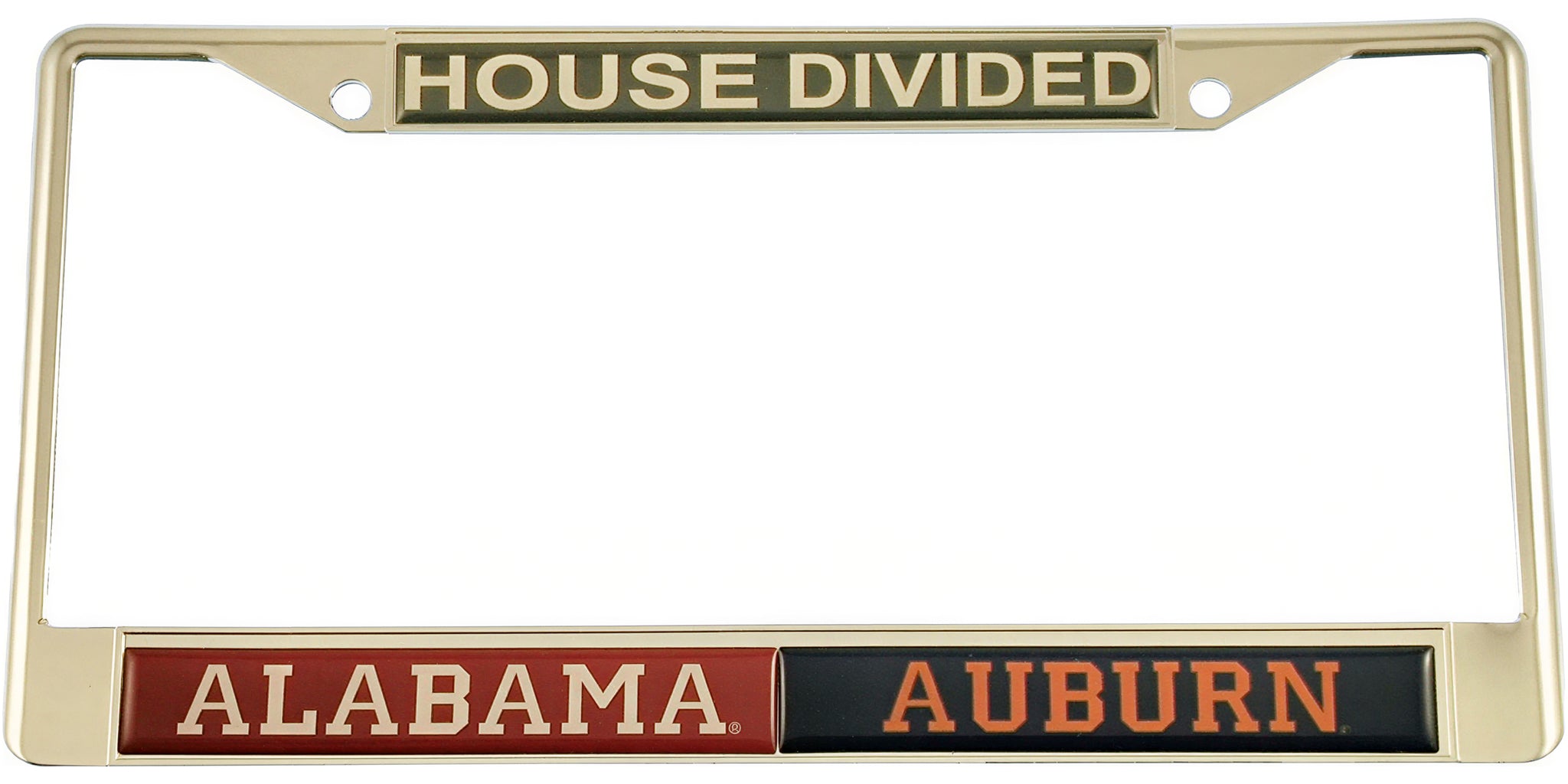 Clemson Tigers / South Carolina Gamecocks House Divided License Plate – Officially Licensed By Craftique