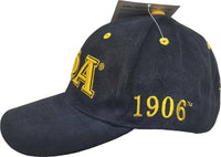 Buffalo Dallas Alpha Phi Alpha Brushed Cotton Baseball Cap [Black]