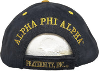 Buffalo Dallas Alpha Phi Alpha Brushed Cotton Baseball Cap [Black]