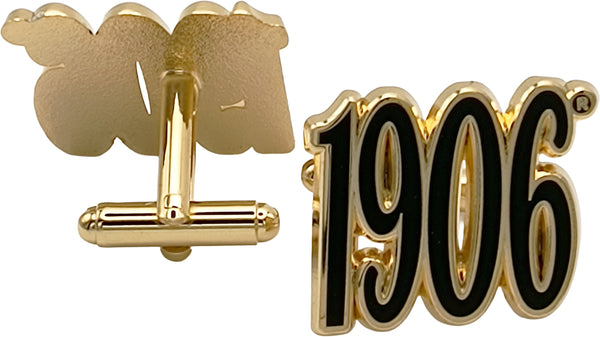 Alpha Phi Alpha Year 1906 Cuff Links [Gold]